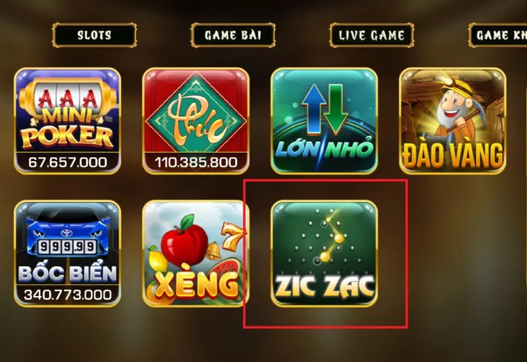 Hướng Dẫn Cách Chơi Game Nhanh ZicZac Tại iWinClub Dễ Hiểu Dễ Thắng